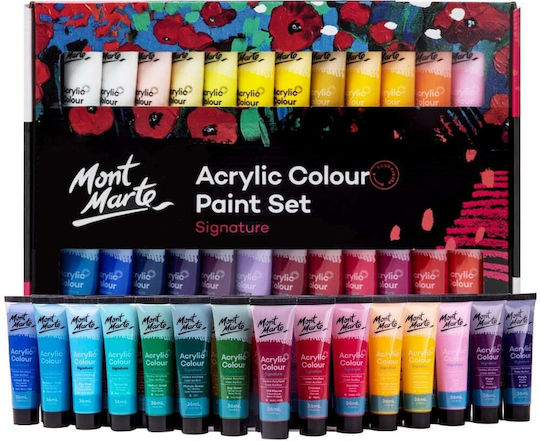 Mont Marte Studio Acrylfarben Malset 48 Stück 36ml