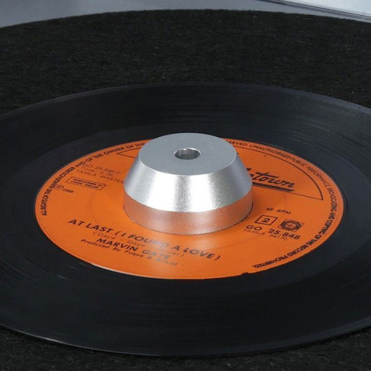 Dynavox Adapter für 45 U/min Platten ASP1 Silber