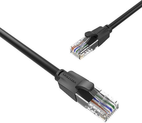Vention U/UTP Cat.6 (Gigabit) Cablu de Rețea Ethernet 1.5m Negru