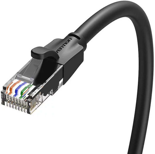 Vention U/UTP Cat.6 (Gigabit) Cablu de Rețea Ethernet 1.5m Negru