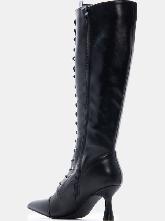Women's Boots with Medium Heel Black
