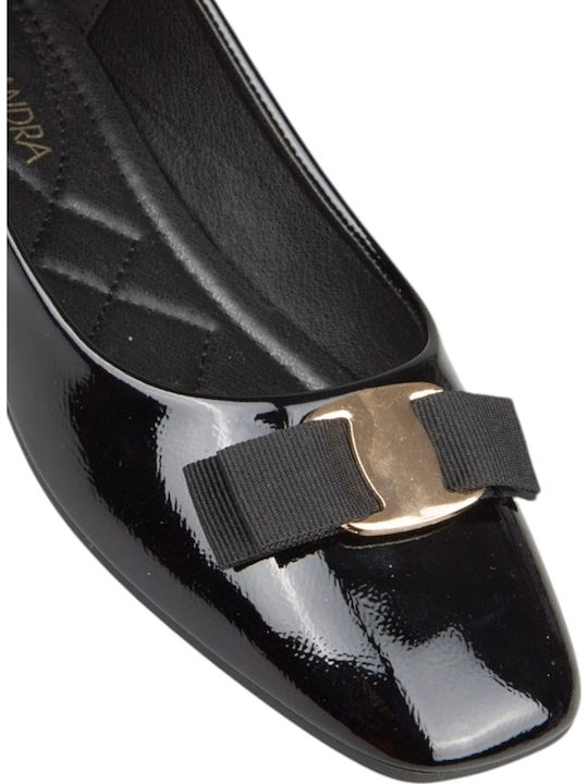 Damen Ballerinas Schwarz
