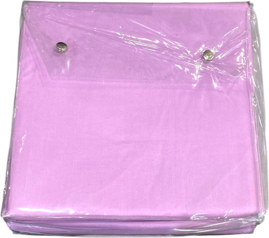 Das Home Duvet Cover Cotton Satin Super King 220x240 Line Terracotta