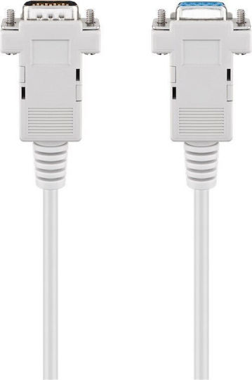 Goobay Cablu VGA - VGA femelă Alb 2m (50224)