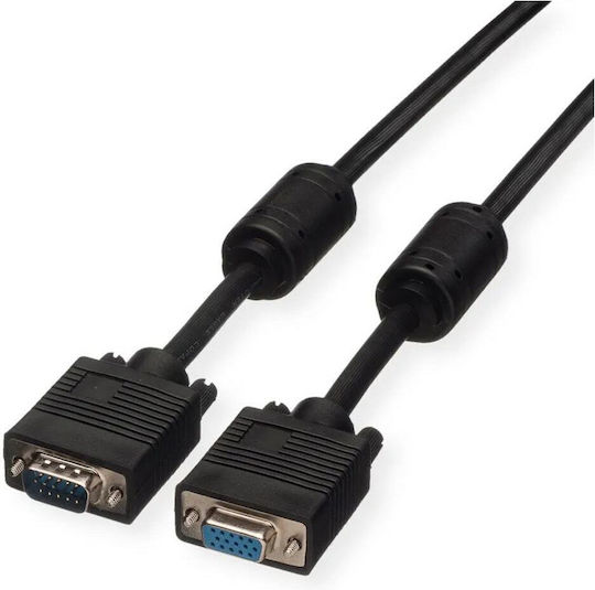 Roline Kabel VGA-Stecker - VGA-Buchse Schwarz 2m (11.04.5352)