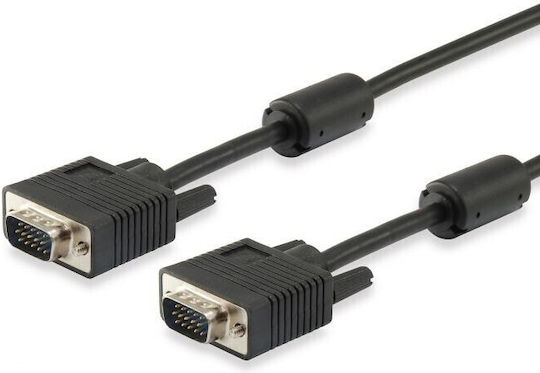 Equip Cablu VGA - VGA Negru 10m (118814)