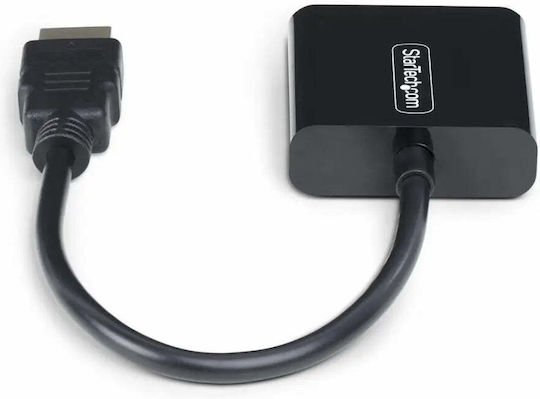StarTech Cable VGA male - VGA male Μαύρο 0.18m (HD2VGAE3)