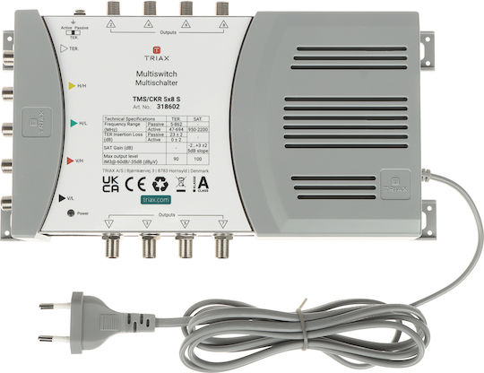 Triax TMS/CKR 5x8 Πολυδιακόπτης Δορυφορικής 318602