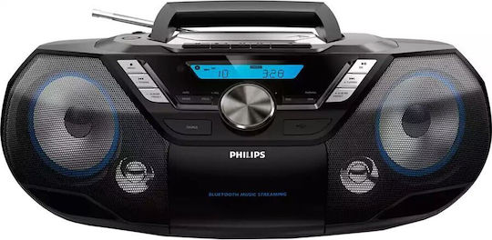 Philips AZB798T Sistem Audio Portabil cu Bluetooth CD USB Radio Negru