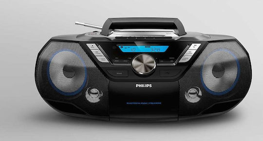 Philips AZB798T Sistem Audio Portabil cu Bluetooth CD USB Radio Negru