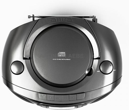 Aiwa Φορητό Ηχοσύστημα BBTC-550 με Bluetooth / CD / MP3 / USB / Κασετόφωνο / Ραδιόφωνο σε Ασημί Χρώμα
