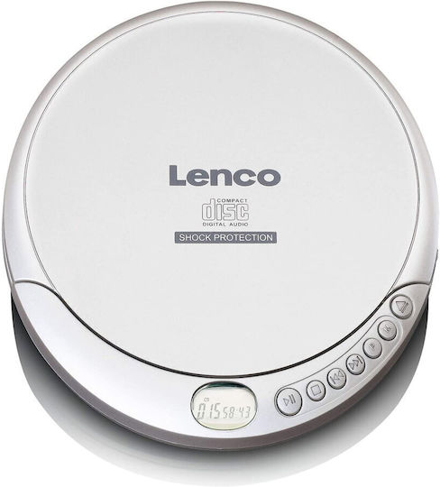 Lenco Φορητό Ηχοσύστημα με CD Ασημί