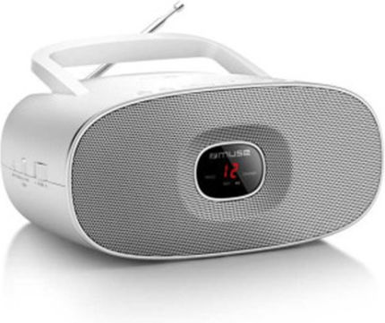 Muse MD-202 Sistem Portabil Audio cu CD Radio Alb