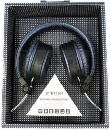 SY-BT1604 Kabellose Bluetooth Am Ohr Kopfhörer mit 6 Stunden Betriebszeit Marineblau