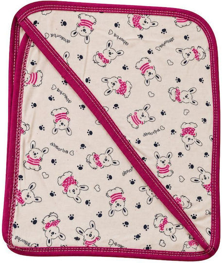 Esthisis Cotton Flannel Swaddle Blanket Fuchsia 95x80cm