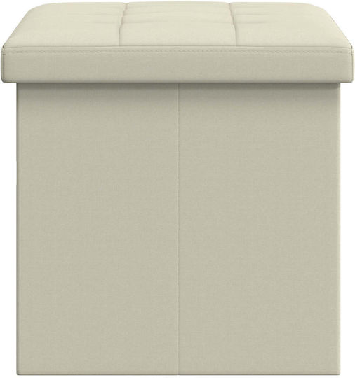 Bankhocker mit Stauraum Hölzernes Weiß