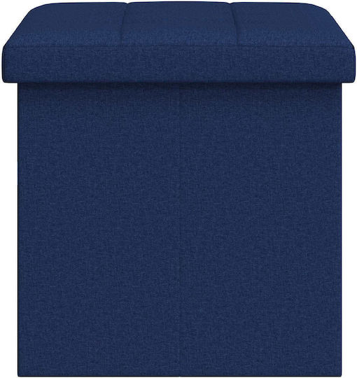 Bankhocker mit Stauraum Hölzernes Blau
