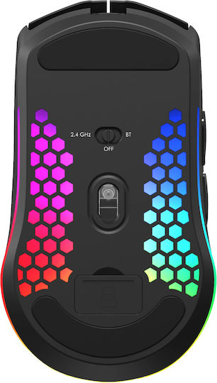 White Shark Cador Ασύρματο RGB Gaming Ποντίκι 10000 DPI Μαύρο