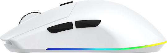 White Shark Cador Безжично RGB Геймърско мишка 10000 DPI Бяло
