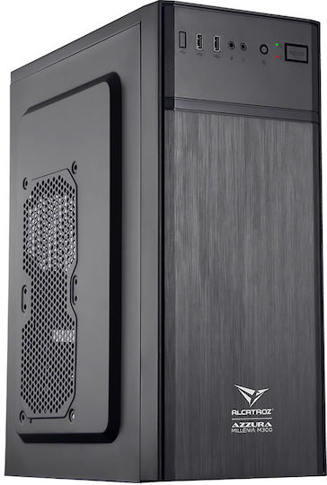 Alcatroz Azzura Millenia Eco M300 Midi Tower Computer Case Black