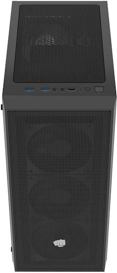 Natec Fury Shobo Sh8f Gaming Middle Tower Carcasă PC cu Panou Lateral Negru