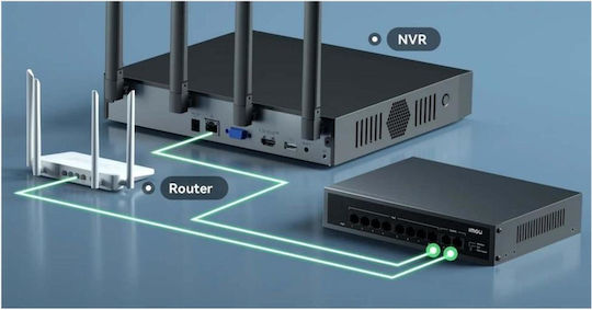 Imou SF110P-65 L2 PoE Switch with 10 Ethernet Ports and 10 SFP Ports