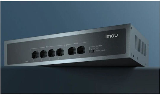 Imou SF106P Unmanaged L2 PoE+ Switch with 6 Gigabit (1Gbps) Ethernet Ports
