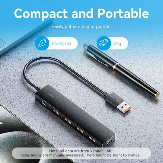Vention Hub 4 Porturi USB 3.2 cu Conectare USB-A