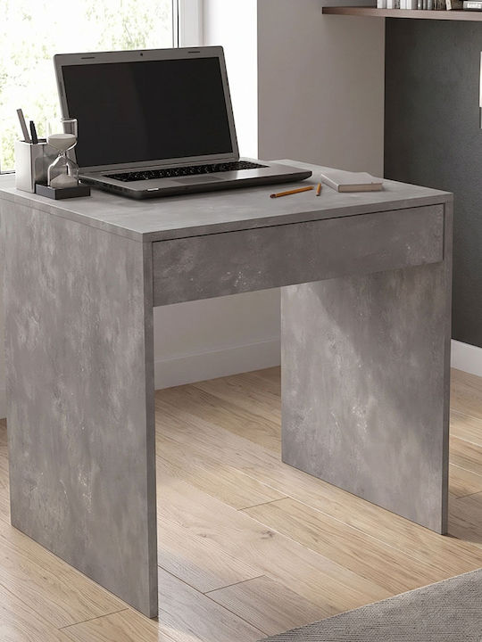 Γραφείο Mida Ξύλινο Γκρι Σκυροδέματος 72x60x73.8εκ.