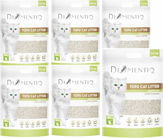 Diamentiq Pflanzenbasierte Katzenstreu Tofu mit Frisch Duft