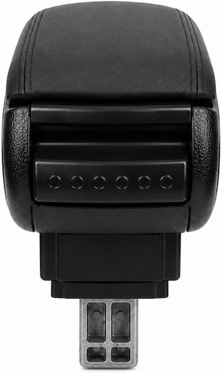 Cotieră Auto Din Piele Kia Rio 2011-2016 Neagră
