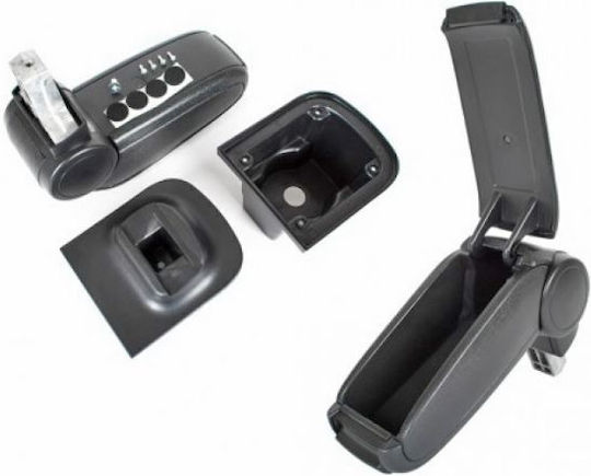 Auto-Armlehne Leder Opel Astra J 2009+ Schwarz