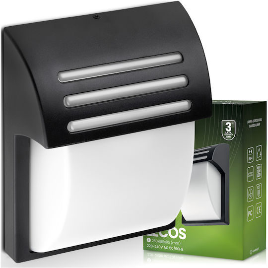 Lecos Lumiled Wandmontierte Außenbeleuchtung E27 Integrierte LED 25cm