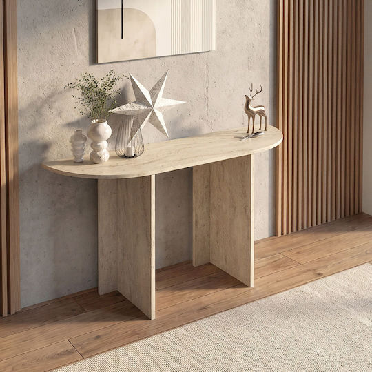 Кортадо Конзола Дървена Travertine Д120xШ35xВ75см