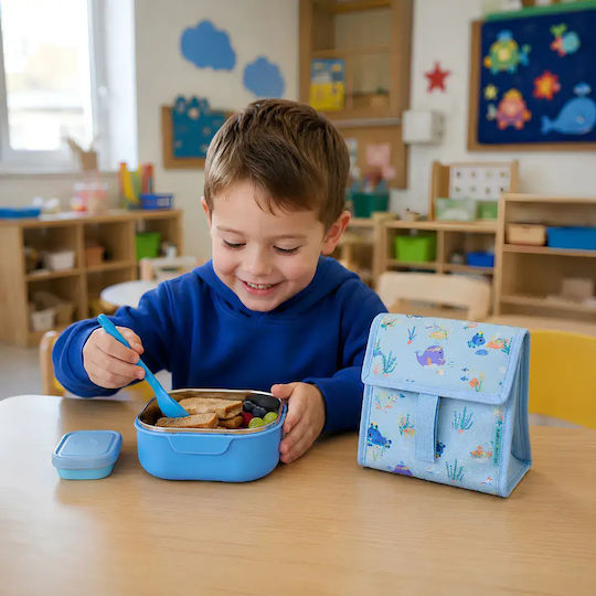 Kinder Isolierte Lunchtasche Marcus Wasserdichte Flasche Sealife