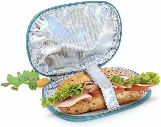 Iris Barcelona Kinder Lunchtasche Isoliert Blau 17x17cm