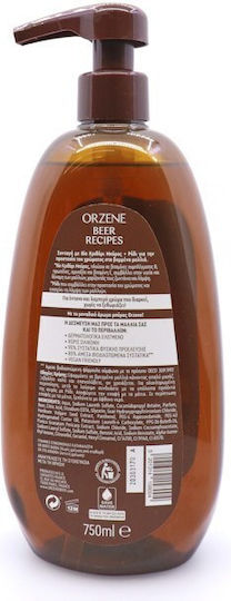 Orzene Beer Recipes Gerste Bier + Granatapfel Shampoos Glanz für Gefärbt Haare 750ml