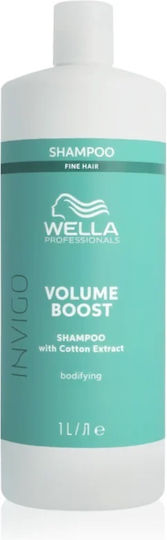 Wella Profesionnals Invigo Volume Boost Bodifying Шампоан Натрупване На Маса И Изглаждане За Сух Тип На Косата 1000мл