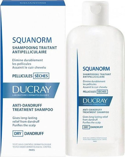 Ducray Squanorm Шампоан Против Пърхот и Суха Кожа за Суха Коса 200ml