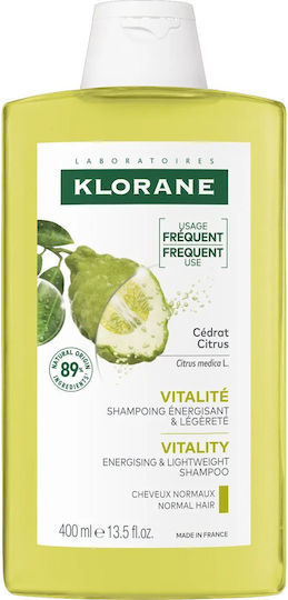 Klorane Citrus Pulp Shampoos for Oily Hair 400ml