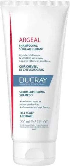Ducray Sabal Argeal Shampoo Reconstruction/Nourishment & Volume for Oily Hair 150ml