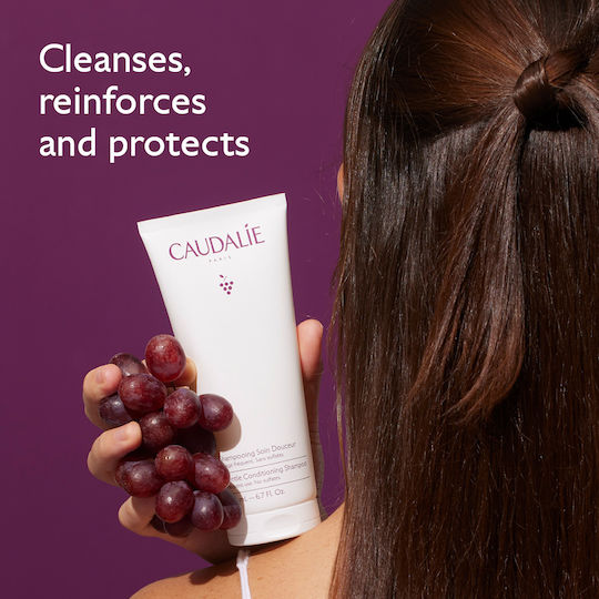 Caudalie Gentle Conditioning Шампоан за Чувствителен Скалп за Оцветена Коса 200ml