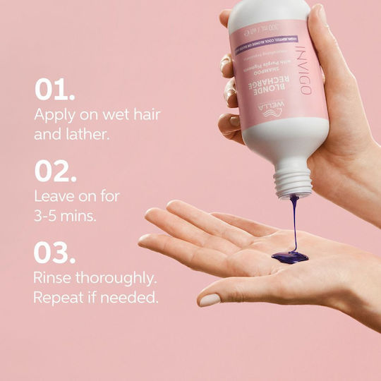 Wella Profesionnals Invigo Blonde Recharge Шампоан Възстановяване/Подхранване И Запазване На Цвета За Оцветена Коса 1000мл
