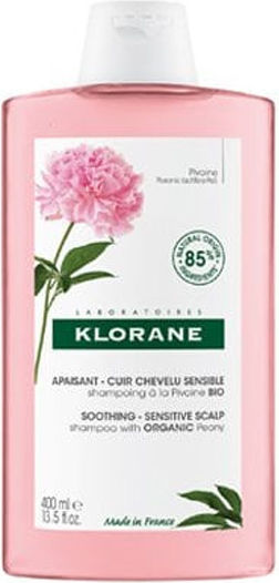 Klorane Peony Шампоан за Чувствителен Скалп за Крехка Коса 400мл