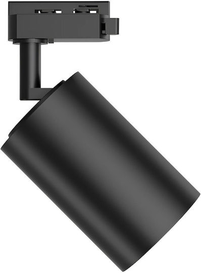 Braytron Μονό LED Σποτ σε Μαύρο Χρώμα