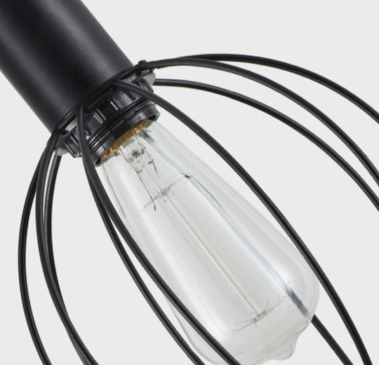 Home Lighting Single Spot with Socket E27 in Black Color