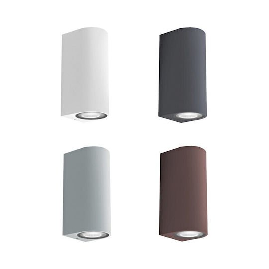 Bot Lighting Cordova Wall-Mounted Outdoor Light GU10 16x6.8x7.8εκ.