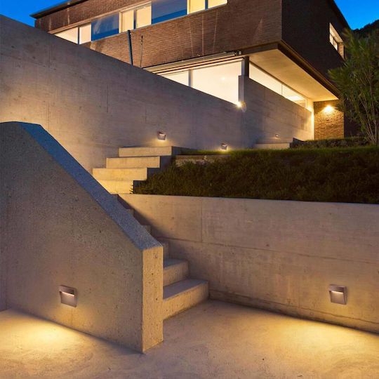 Bot Lighting Wall-Mounted Outdoor Lighting LED IP54 with Adjustable White Light