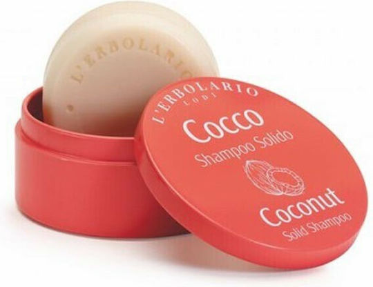 L' Erbolario Coconut Solid Hydration Shampoo For All Hair Types 60gr
