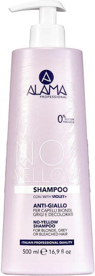 Alama No-Yellow Шампоан за Запазване на Цвета за Оцветена Коса 500ml